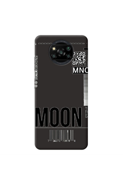 Other Xiaomi Poco X3 /X3 Pro A ticket to the moon Black Colored Silicone TPU ...