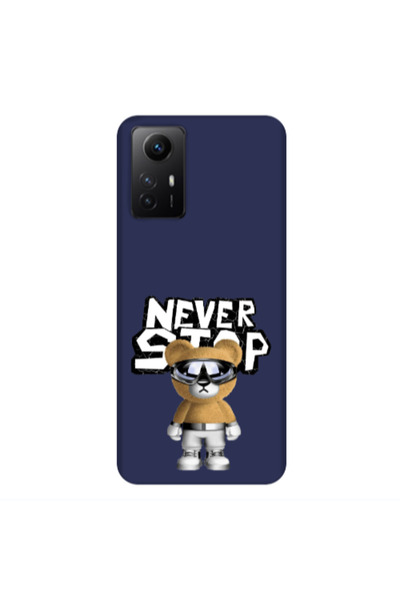 Other Xiaomi Redmi Note 12s Never stop Dark blue Colored Silicone TPU Θήκη