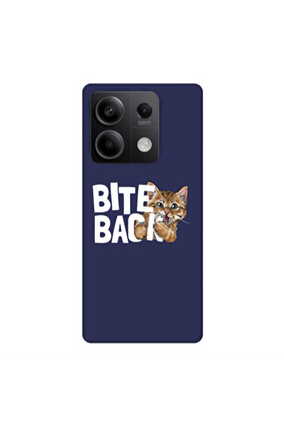 Other Xiaomi Redmi Note 13Pro 5G bitte back cat Dark blue Colored Silicone TP...