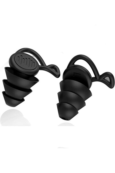 Arabest 2 Pair Noise Reduction Earplugs, Reusable Silicone Ear Plugs for Slee...