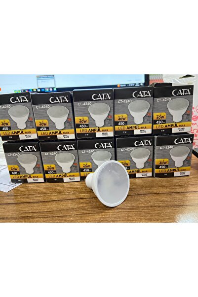 Cata CT-4240 7W Led Ampul Gu 10 Duylu Çanak Led Ampu Beyaz