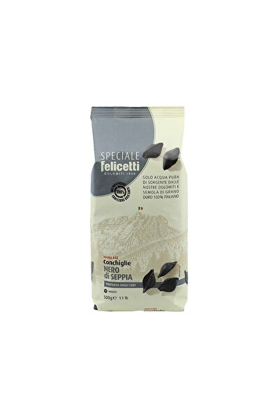 Monograno Felicetti Conchiglie N°842 Paste Felicetti Speciale Nero di Sepia P...