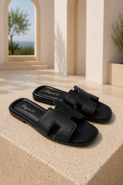 EBRUTESETTÜR Comfort Sole H Banded Slippers Black