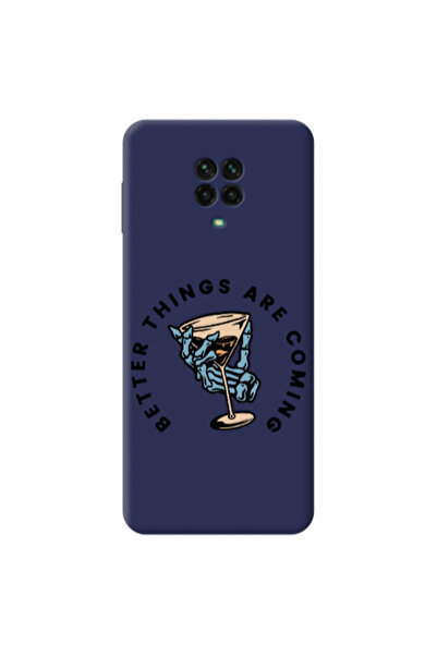 Other Xiaomi Redmi Note 9 Pro Better Things Are Coming Dark blue Colored Sili...