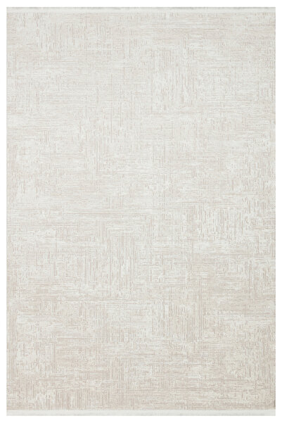 Kalesta Halı Prisma 24 Cream Beige Hav Toz Vermeyen Yumuşak Dokulu Sade Ve Şı...