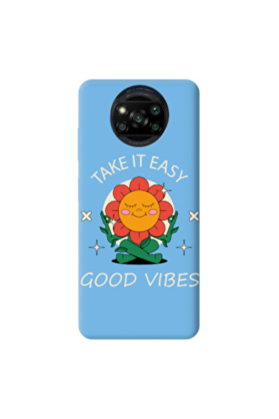 Other Xiaomi Poco X3 /X3 Pro Take It Easy Blue Colored Silicone TPU Θήκη