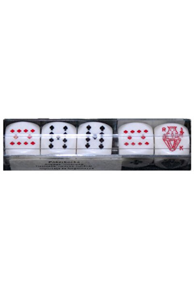 Piatnik Set zaruri Poker 5 buc 16 mm (297090) (P297090)