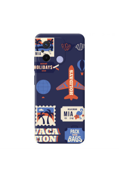 Other Xiaomi Redmi 12C Vacation Dark blue Colored Silicone TPU Θήκη