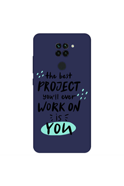 Other Xiaomi Redmi Note 9 The Best Project Dark blue Colored Silicone TPU Θήκη