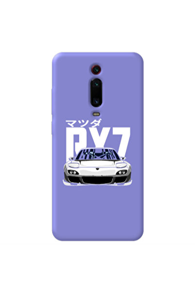Other Xiaomi Mi 9T Pro Car Rx7 Purple Colored Silicone TPU Θήκη