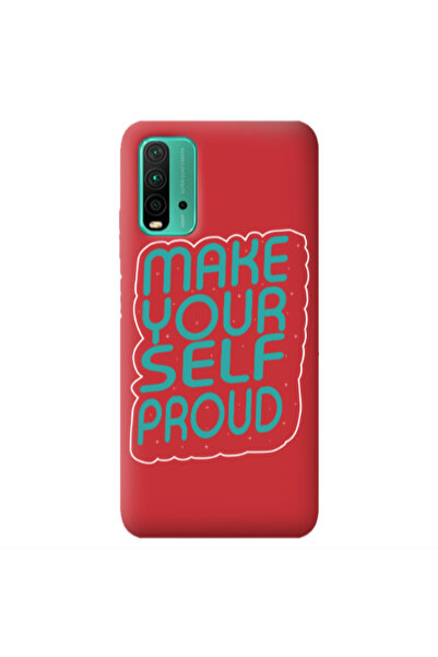 Other Xiaomi Poco M3 Make Your Self Proud Red Colored Silicone TPU Θήκη