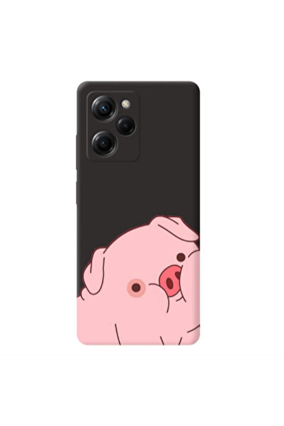 Other Xiaomi Poco X5 Pro Piggy 1 Black Colored Silicone TPU Θήκη