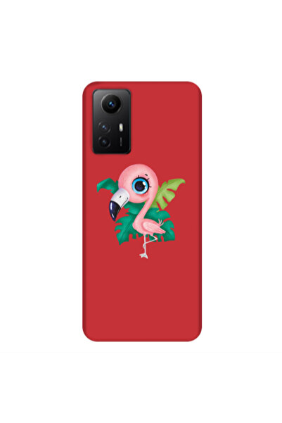 Other Xiaomi Redmi Note 12s Swan Red Colored Silicone TPU Θήκη