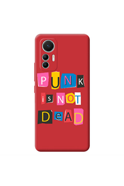 Other Xiaomi Mi 12 Lite Punk is not Dead Red Colored Silicone TPU Θήκη