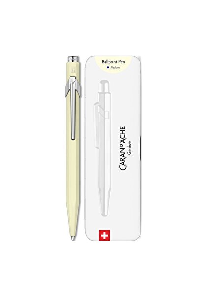Caran d'Ache 849 Special Pastel Collection Ballpoint Pen Pastel Yellow 849.241