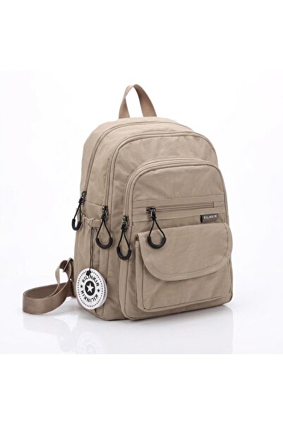 Klinkır Multi-Compartment Women's Backpack with Laptop Compartment, Lightweig...