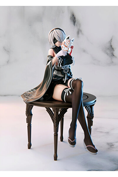 DEK 2B YoRHa No.2 Type B 17 cm NieR Automata Oyun Figürü PVC Koleksiyonluk