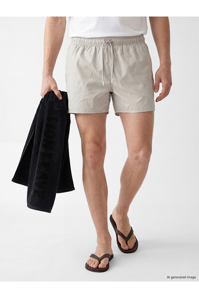 LC Waikiki Rmz Gi̇yi̇m Farkiyla Short Length Men's Swim Shorts