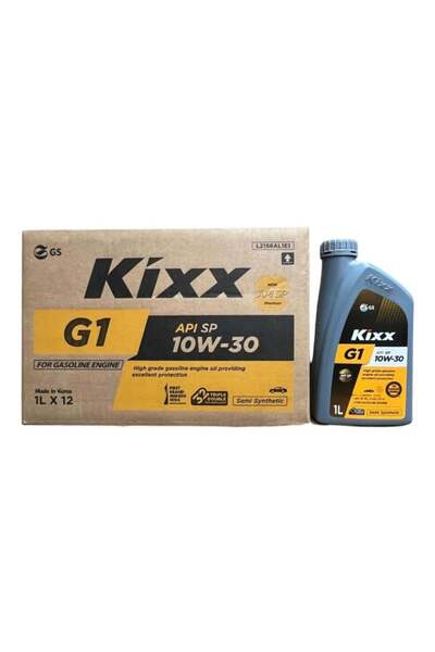 Kixx G1 10W30 API SP Semi-Synthetic Engine Oil - Carton of 12 Pieces (1 Liter...