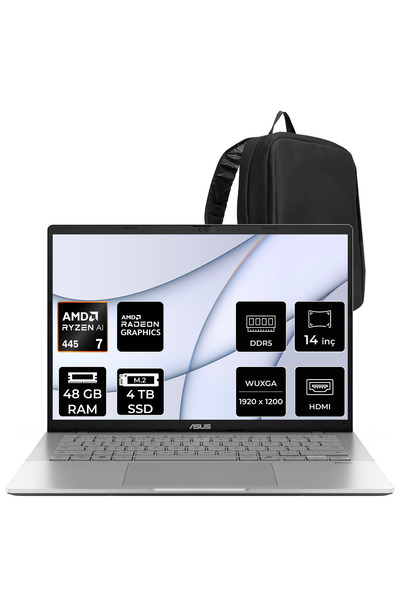 ASUS Vivobook S14 Ryzen AI 7 445 48GB RAM 4TB SSD 14" WUXGA (1920x1200) OLED ...