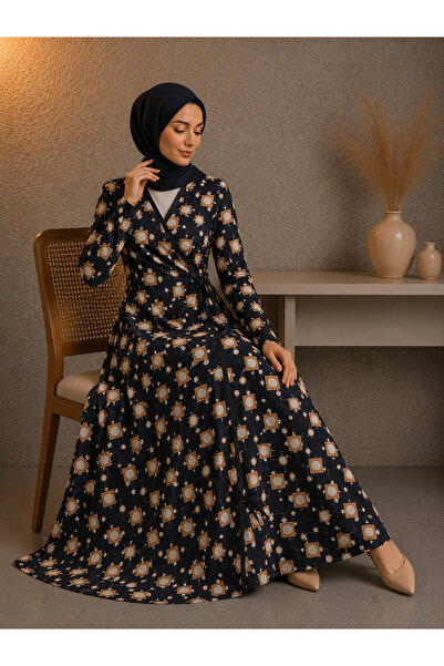 Defkay 100% Cotton Combed Summer Fabric Double Breasted Women's Prayer Dress