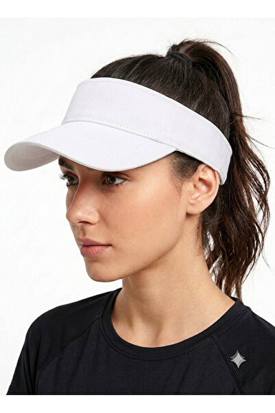 STELLA VESTİNO Unisex Cotton Gabardine Visor Hat - Sun Protection Sports Tenn...