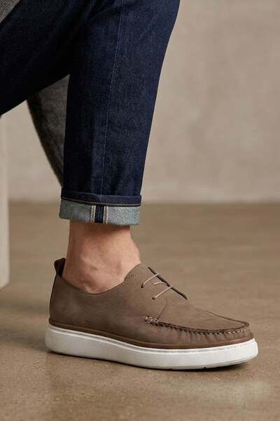 MARCOMEN 152-23037 Pantofi casual pentru bărbați din piele naturală, nurcă