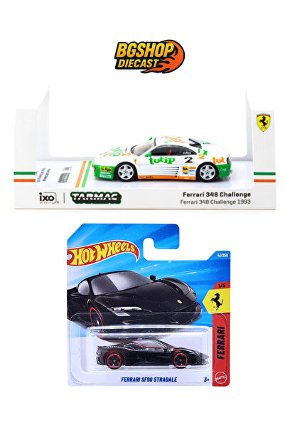 HOT WHEELS FERRARI SF90 Stradale - Tarmac Works X iXO Models 1/64 Ferrari 348...