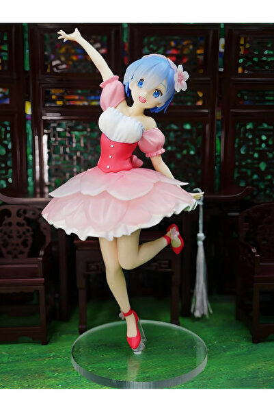 DEK Rem Cherry Blossom 21 cm Re:Zero Anime Figürü PVC Koleksiyonluk