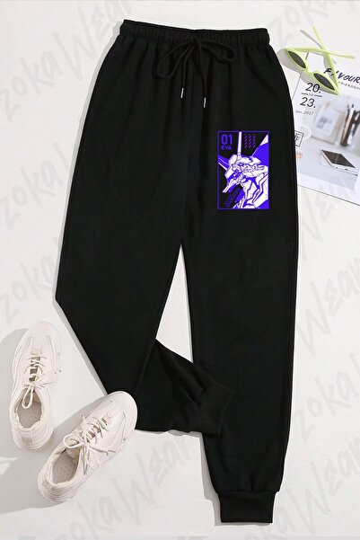 ZOKAWEAR Unisex Eva 01 Evangelion Printed Sweatpants