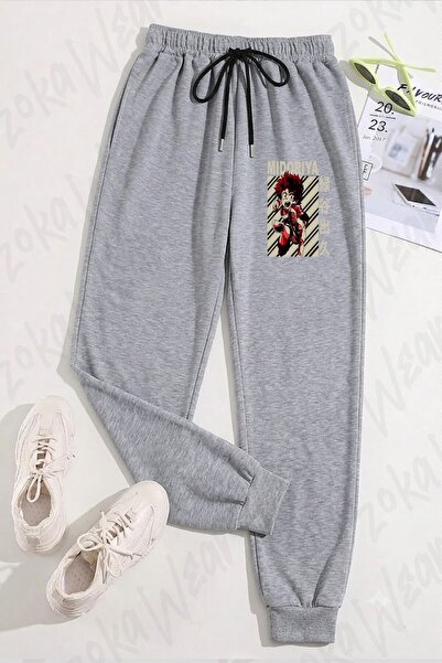 ZOKAWEAR بنطلون رياضي مطبوع للجنسين من My Hero Academia Izuku Midoriya