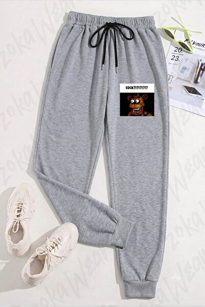 ZOKAWEAR Unisex Fnaf Freddy Cock Meme Printed Sweatpants