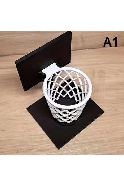 choice2 A1 إكسسوار ديكوري موفر للمساحة للمنزل، حامل أقلام على شكل حلقة كرة ال...