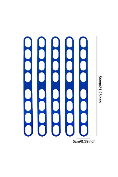 Choice26 1PC Blue 54cm Reusable Silicone Elastic Band Lid Straps for Pot Lid ...