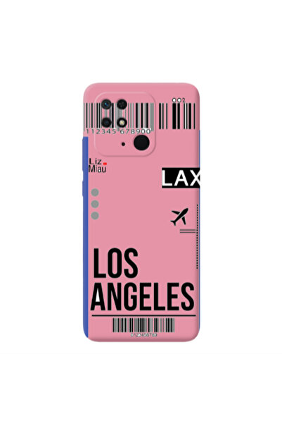 Other Xiaomi Redmi 10C Los angeles Pink Colored Silicone TPU Θήκη