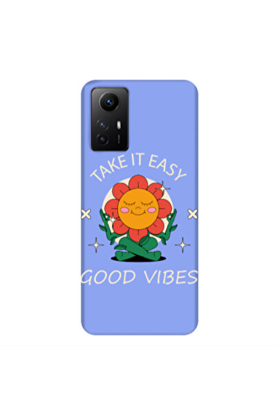 Other Xiaomi Redmi Note 12s Take It Easy Light Purple Colored Silicone TPU Θήκη