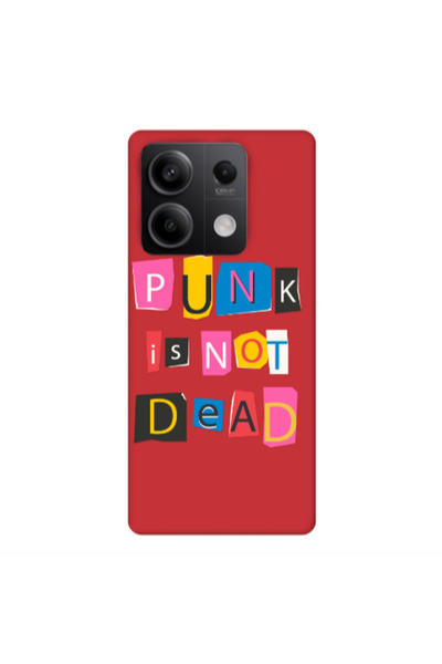 Other Xiaomi Redmi Note 13 5G Punk is not Dead Red Colored Silicone TPU Θήκη