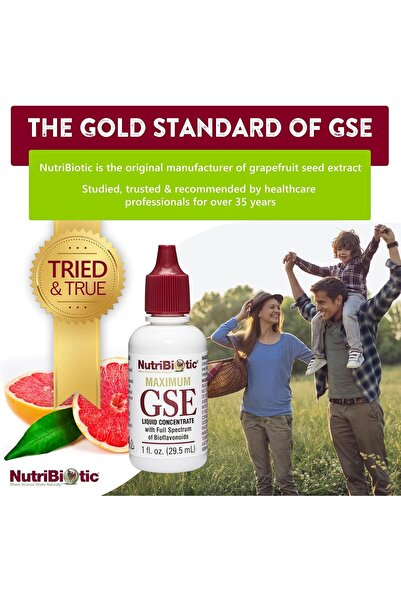 nutribiotic سائل GSE ماكسيمايم، 1 أونصة |   مستخلص بذور الجريب فروت المركز ال...
