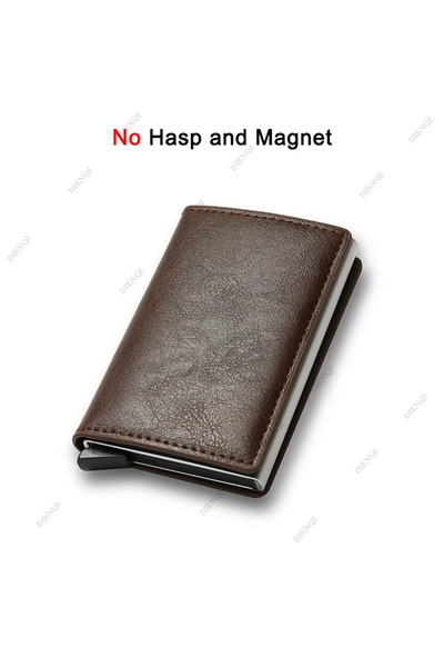 Choice7 Coffee Top Quality Wallets Men Money Bag Mini Purse Male Vintage Brow...