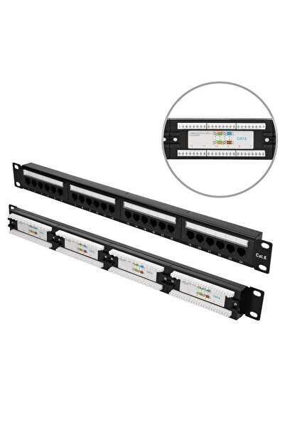 Extralink CAT6 UTP V2 |   Panou de patch-uri |   24 porturi