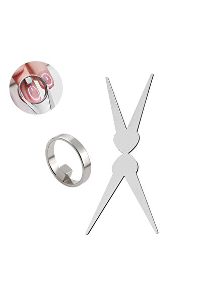 Choice3 2Pcs Set Circular Nail Magnet Cat Eye Gel Black Hole Hollow Cat Eye M...