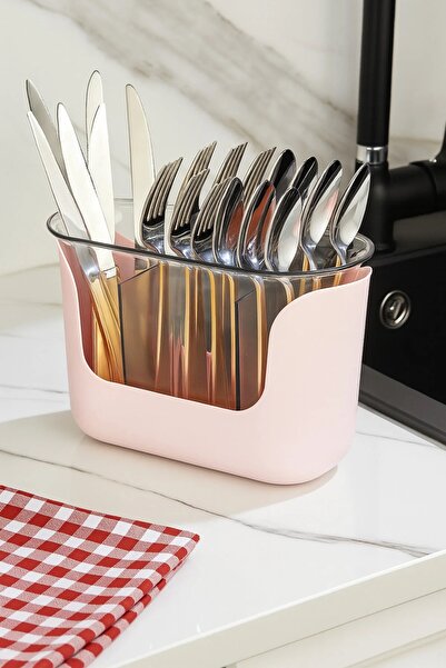 Kitchen Life Organizator de bucătărie cu 3 compartimente Suport de ustensile ...
