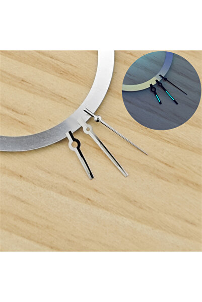 Choice عقارب ساعة فضية 6.7*10.35*11 ملم NH05 مضيئة باللون الأخضر تناسب حركة N...