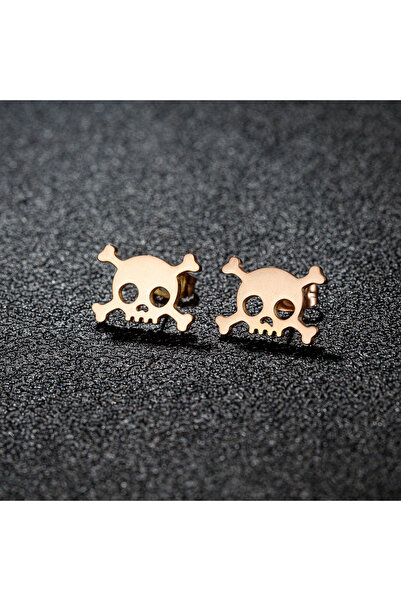 Choice1 GED151R 1Pair Hollow Mini Skull Earrings for Men Stainless Steel Ear ...