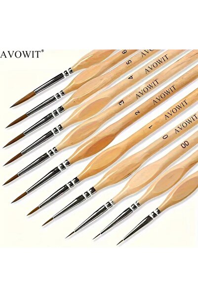 Choice 11pcs High-Quality Art Brush Set, Thin and Precise Brushes for Details...