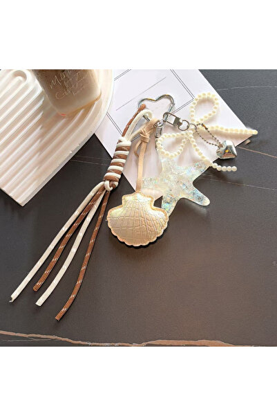 Choice4 champagnestyle1 Purple Ocean Series Beaded Key Chains Starfish Dolphi...