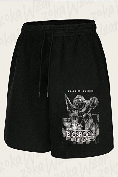 ZOKAWEAR Unisex Bioshock Design Printed Shorts