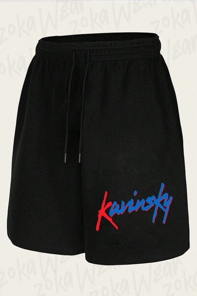 ZOKAWEAR Unisex Kavinsky Logo Design Printed Shorts