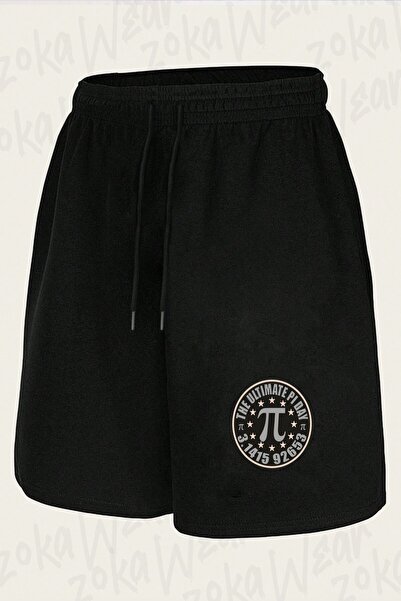 ZOKAWEAR Unisex Mathematics Pi Design Printed Shorts