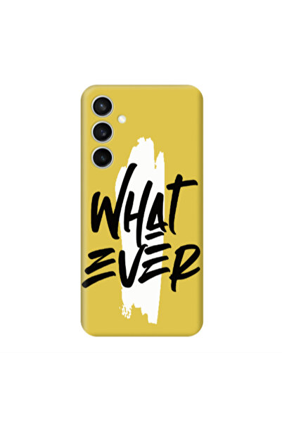Other Samsung S24 Plus What Ever Yellow Colored Silicone TPU Θήκη